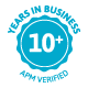 10+ Years in Business 10+ Years in Business